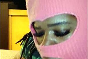 she blew bubbles with my cum after sucking dick good