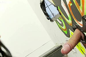 only3x presents - kerry louise in a booty gloryhole 😏