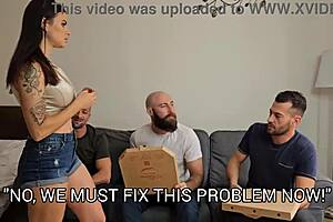 Billie Star In Intense Group Scene