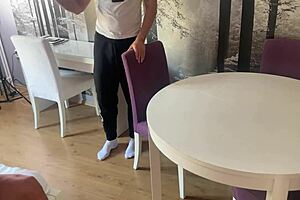 Amazing 18 Year Old Blonde Enjoys Her Wet Tight Pussy Hard Drilled