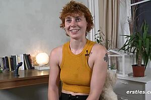 i'm a polyamorous berliner masturbating deliciously in front of the camera