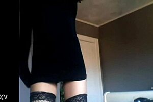 Look at this unreal perfect tranny on webcam.