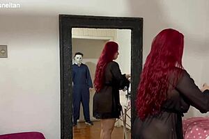 Michael Myers Roughly Assfucks Camila Gaucha in Halloween Parody