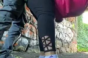 exploring a hidden tunnel discovered during an outdoor hiking adventure