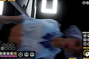 Pounding The Hairless Fuck Doll's Shaved Pussy Hard And Deep!