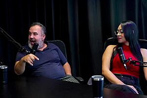 Bbw Woman Sells on Social Media During Pandemic in Sheer Red