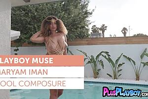 Beautiful Ebony Big Ass Milf Maryam Iman Showing Hot Body During Hot Posing For Playboy!