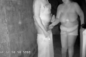 hidden camera catches wild alley fucking