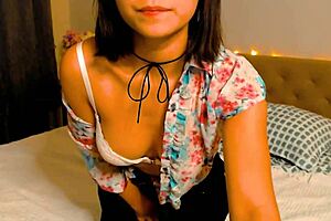 Beautiful Asian Girl Masturbates On Webcam Chat