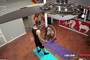 Bruno Forces Exercise Trainer to Take Big Cock Roughly