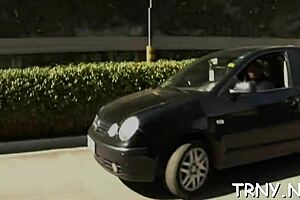 Tranny engages in intense fuck with another tranny