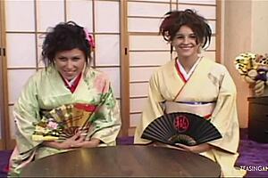 Sayuni And Sakuna Get Talked Into Having A Foursome With Two Guys