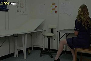 femdom cfnm nurse babes jerk small 18+ cock dude in group