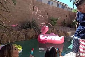 Big ass milf ariella ferrera in two clams