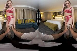 Vr Fun Means A Big Black Cock Inside Little 18+ Rory Knox In Interracial Encounter