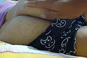 Collage Girl Puja Gets Her Sexy Ass Massaged!