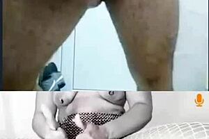 i cum a lot on hot latina milf using huge dildo