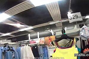 Charming Czech Cutie Gets Tempted In The Shopping Centre And Screwed In Pov