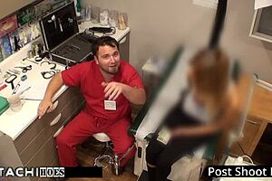 Human Guinea Pig Gets Mandatory Hitachi Orgasms from Doctor-Tampa - Maria Santos