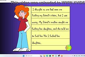 On the couch, erotic flashing turns comedic