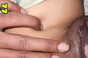 Sexy girlfriend gives handjob after blowjob then fucks tight pussy