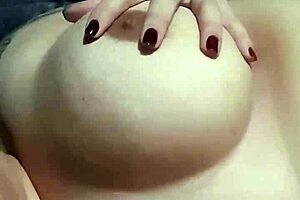 Bbw hotwife plays with boobs and dildos!