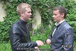 Skint stud lets naughty buddy plow his lover for cash 💰