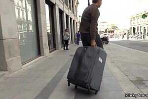 spanish slut paraded in public streets for exhibition