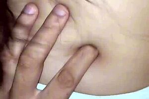 I kiss her belly while she rides me to orgasm.