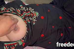 Mature Indian Nurse Checks Patient's Huge Cock and Plays with It in Hospital