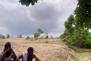 Chubby BBW Screams During Intense Forest Fuck