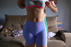Oh Yes! Tight Spandex Assjob Dry Hump Cum In Underwear!