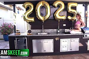 Theres no better way to start the new year than with a monster cock inside your pussy