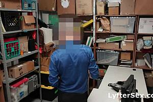 Skinny Asian Shoplifter Strip Searched And Fucked