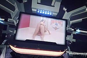 Brandi Mae Wrestles And Sucks Cock In Match