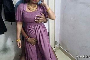 Sexy indian bhabhi enjoy hard sex in sexy gown 😘