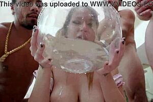 Slutty Nurse Larissa Leite Drinks Huge Bowl Of Piss Then Enjoys Intense Dap Dp With 5 Big Cocks Rimming And Footjob Included