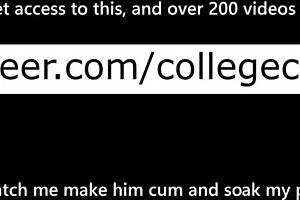 intense footjob through underwear leads to orgasmic pussyjob on satin panties