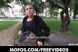 Natural Blonde Czech Girl Is Picked Up For Public Sex