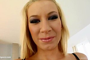 Denise in gonzo creampie scene by all internal