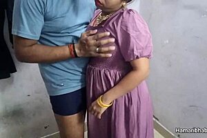 Sexy indian bhabhi enjoy hard sex in sexy gown 😘