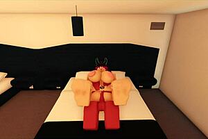 Pink Haired Girl Gets Involved With A Big Guy