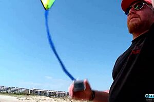 Horny Brunette Fucks After Beach Anal