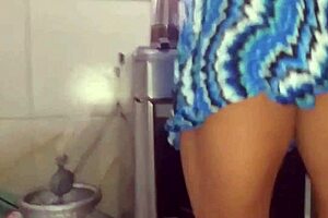 housewife takes big cock before kitchen chores