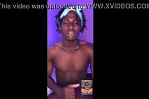 Full video call showcasing young man with huge cock on xvideos channel