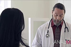 doctor ass fucks a milf door to door rectal exams