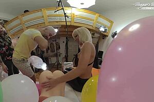 Birthday Surprise From Tiffany Rousso In Intense Threesome Fucking