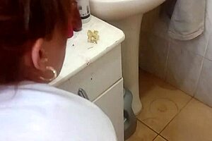 Redhead Helps Friend With Shower Masturbation And Sex