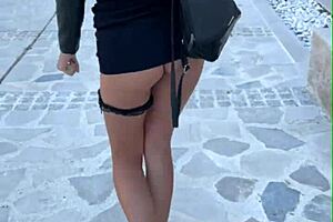 risky public flashing and sex with my favorite tiktok influencer - pov amateur teen 18+ sex 😍