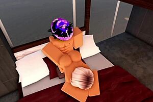 blonde roblox model teen 18+ sophie returns and has fun with her headless manager